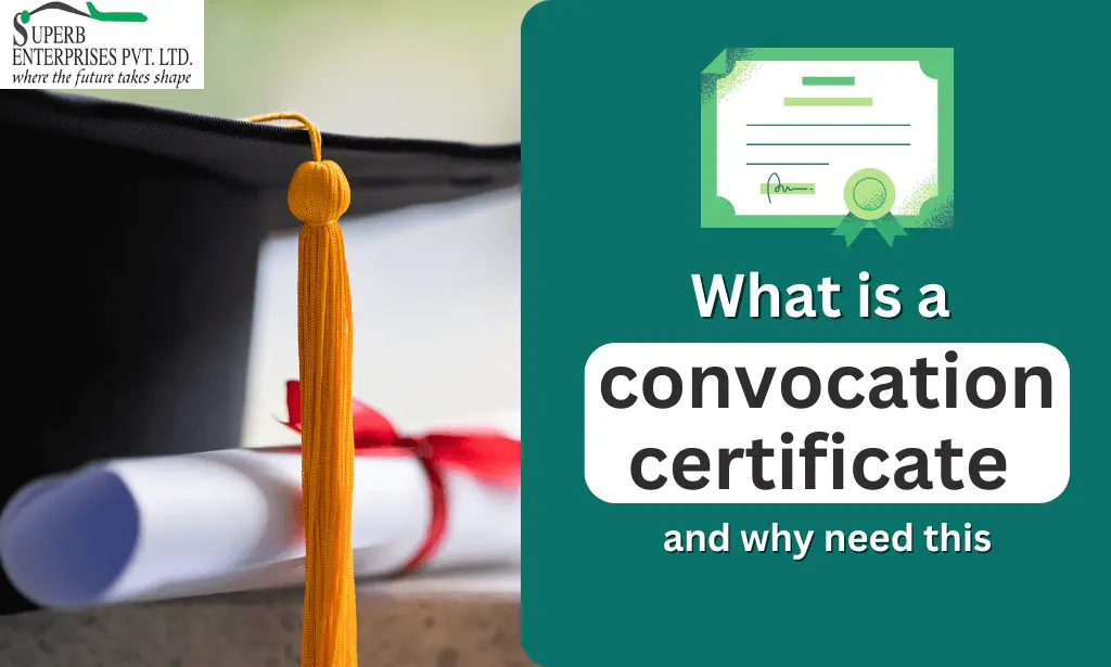 What is a convocation certificate